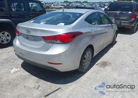 2015 Hyundai Elantra Se z USA, uszkodzony, nr VIN 5NPDH4AEXFH594877